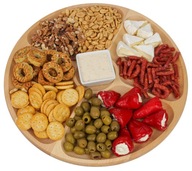 DESKA OBROTOWA DO SERWOWANIA SERÓW PRZEKĄSEK 4-KOM