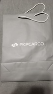 Torba torebka prezentowa z logo PKP Cargo kolej pociąg laminowane