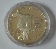USA 1 dolar 1983 Olimpiada w LA dyskobol 26.73g SREBRA próby 900 (2)
