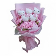 Bukiet Hello Kitty Pluszowy Prezent Walentynki