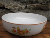 Porcelanowa Okrągła Miska/Patera_ F.P. KSIĄŻ PRL