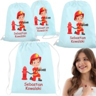 WOREK PLECAK PERSONALIZOWANY Z IMIENIEM DO SZKOŁY PRZEDSZKOLA PODRÓZY WF