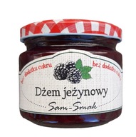 Dżem jeżyna BEZ DODATKU CUKRU 300 gram domowy
