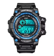 Sportowy Militarny Męski Dzięcięcy Wodoodporny solidny zegarek cyforwy LED