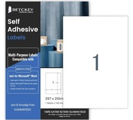 10xPapier Naklejkowy A4Etykiety Samoprzylepne drukarka laserowa atramentowa