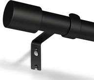 KARNISZ REGULACJA ŚCIENNY GWINTOWANY CZARNY 19mm 76-228cm PREMIUM A328