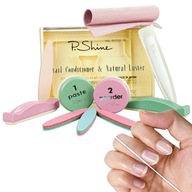Zestaw do manicure japońskiego P. Shine Pasta Puder Pilniki Polerki Ircha