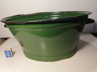 Stara emaliowana balia miednica, miska dł. 46 cm