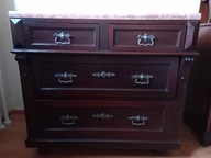 komoda szuflady drewno antyk