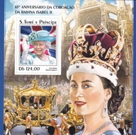 WŚTiK 2018 ** cena 11,50 zł kat.7,50€ - Elzbieta II, blok