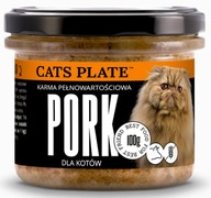 Mokra karma dla kota Cats Plate Wieprzowina 100g