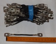 5x przewód 0,115 m zakuty 4-6 linka kabel jednożyłowy lgy 4mm2 4 mm2 H07V-K