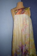 Piękna Sukienka jedwabna długa na jedno ramię_40