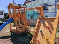 Drewniany Plac Zabaw Bolek