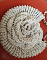 rękodzieło-torebka ręcznie robiona, szydełkowana