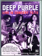 DEEP PURPLE LIVE IN CONCERT 72/73 DVD