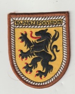 Bundeswehr 10 dywizja pancerna haft 7.8x6.5 cm