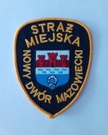 emblemat - naszywka Straż Miejska - Nowy Dwór Mazowiecki