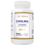 Cholina VitaCholine 300mg LEPSZA PAMIĘĆ KONCENTRACJA REFLEKS VEGE 90 kap