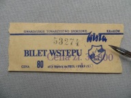 GTS WISŁA KRAKÓW BILET KOSZYKÓWKA KOBIET WISŁA KRAKÓW-ŁKS ŁÓDŻ 23.03. 1995