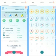 Pokemon GO konto Level 55, 64x Legendary, 49x IV100, 18x Shiny, 5x Mythical