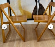 KRZESŁA ALDO JACOBER ITALY 60S 2 SZT IKONA DESIGN