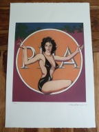 MEL RAMOS - "Pha-White Goddess"- 57cm x 38.5cm -POP ART- (WARHOL, BANKSY)