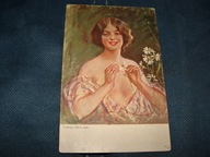 TADEUSZ OKOŃ BARDZO STARA POCZTÓWKA