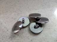 GUZIK METALOWY - CIEMNY NIKIEL - guziki - 15 mm