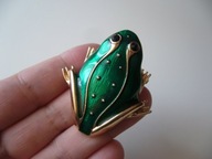 BROSZKA ŻABA ŻABKA EMALIA