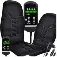 Mata masująca Comfort Max+ z funkcją grzania do karku, pleców i szyi czarna