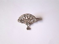 Piękna ,stara broszka z mosiądzu