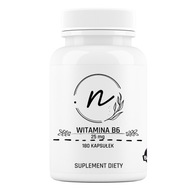 Suplement diety NaturePRO Witamina B6 25 mg 180 kapsułek