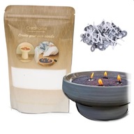 Woskowy piasek o cudownym zapachu ZESTAW z Knotami Do robienia Świec