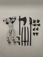 Figurka akcji MINI LEGENDA 'Dummy 13' + 16 akcesoriów - MARMUR - złożona