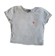 Topshop Szary Top / Krótka Bluzka – Rozmiar 34 / XS