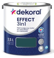 Dekoral Effect 3w1 Farba PLAMOODPORNA matowa ciemny szmaragdowy 2,5l