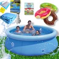 DUŻY BASEN OGRODOWY ROZPOROWY AVENLI 6w1 183cm DLA DZIECI 3 WARSTWY + KÓŁKO