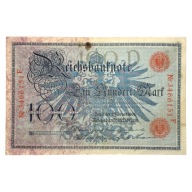 NIEMCY - 100 MAREK - 1908 - ŁADNY