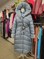 Płaszcz, Kurtka puchowa niebieska FLY OUT Italy XL Promo % !!!