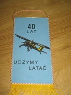 AEROKLUB SŁUPSKI 40 lat UCZYMY LATAĆ proporczyk