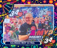 34 Finał WOŚP kalendarz trójdzielny