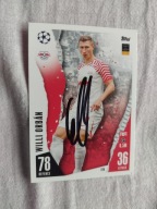 Karta topps mach attax autograf RB Leipzig Champions League Willi Orban