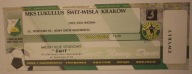 BILET - MKS LUKULLUS ŚWIT NOWY DWÓR MAZOWIECKI - WISŁA KRAKÓW WIOSNA 2003