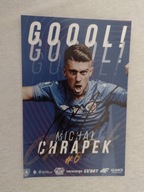 Zdjęcie 10x15 autograf Piast Gliwice Gol Michał Chrapek sezon 2023/24