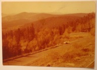 BESKID ŚLĄSKI. Fragment szosy na Przełęcz Salmopol