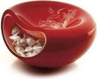 EVA SOLO MISA PATERA SMILEY CZERWONA DENMARK UNIKAT danish design VINTAGE