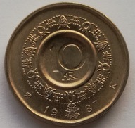 Norwegia 10 koron 1987