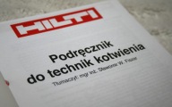 HILTI PODRĘCZNIK DO TECHNIK KOTWIENIA Michał Krala WYDANIE 2002