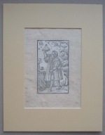 ASTRONOM (ASTRONOMER) Drzeworyt z Cosmografii Sebastiana Münstera ok. 1580